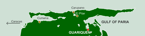 map of Paria
